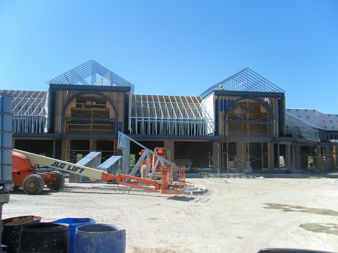 Tenant Build Out Genesee County MI - Metro General Contractors - Grand_River_Plaza_construction_in_progress_2